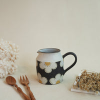 Kei Mitsumochi ミツ持啓 Flower Jug- Black KM81