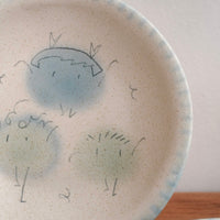Zing Studio Hand-made Round Plate - Large Face