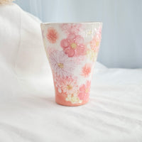 Seto Ware Flower Coke Cup