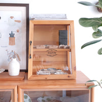 Natural Wood Storage Display Rack - Light