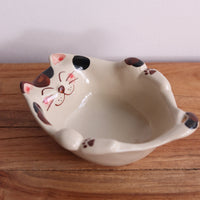 Hasami ware Friendly Cat Small Bowl