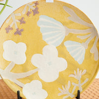 Makiko Okizawa 冲澤真纪子- 21cm Flower Plate MA08