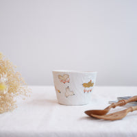 Hamasaka Naoko 浜坂尚子 Hand Painted Gold Deco Free Cup - HN06 #3