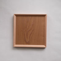 Non-Slip Surface Natural Wood Serving Tray