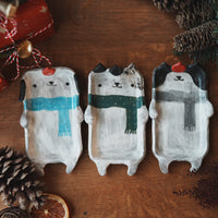 Fumiko Tsuchihashi 土橋文子 - Christmas Animal Shaped Plate FT23