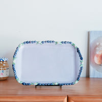 Aiko Miura 三浦愛子 Blue Berry Mug with Rectangle Plate - Purple AM08