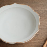 Norio Nakabayashi 中林範夫 Floral Shaped Deep Plate - Blue NN04