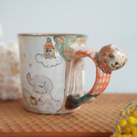 Sayo Horimizu 堀水小夜 Animal Handled Mug SH03