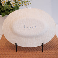 Hacorie 石丸和美 Oval Plate - Stamp HC13