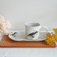 Tatsuo Horimizu 堀水達雄 Whale Oval Plate TH05