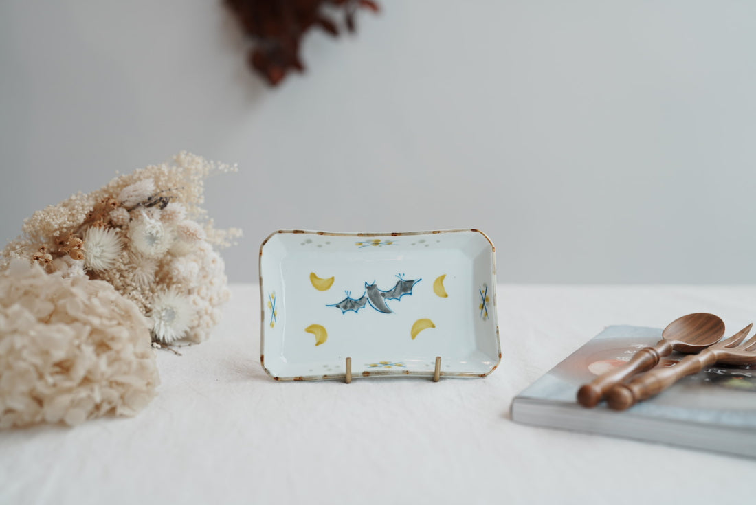 TATA Pottery Studio 田中大輝 & 田边桂- Porcelain Rectangle Plate TP11 #3