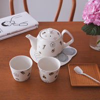Tobe-ware Golden Ume Tea Cup & Teapot Collection