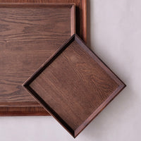 Non-Slip Surface Natural Wood Serving Tray