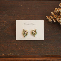 Michi Ito 伊藤三智 - Earrings - Lily of the Vally M28