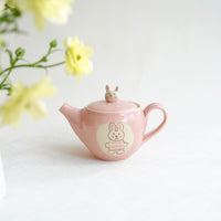 Fumiko Kondo 近藤布美子 - Pink Rabbit Teapot FK32