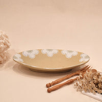 Kei Mitsumochi ミツ持啓 Flower Oval Plate  KM45