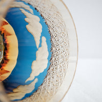 Harisho Yamada Glass - 山下白雨 Whiskey Crystal Glass- Blue