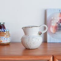 Satomi Motohashi 本橋里美 Bird and Flower Jug - Medium SM20