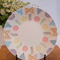 Hacorie 石丸和美 Round Plate - Stamp HC15
