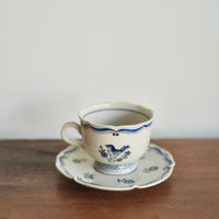 Shinko Nakanishi 中西申幸 Bird Mug and Saucer set SN03