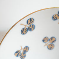 Natsumi Iino 飯野夏實 Gold Decor Small Plate -  Clover NI002d