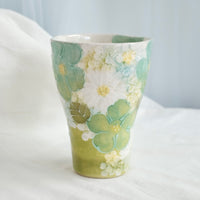 Seto Ware Flower Coke Cup