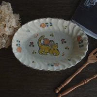 TATA Pottery Studio 田中大輝 & 田边桂- Slip Oval Bowl TP10 #1