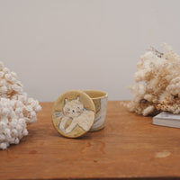 Tomoko Kubo コンガリ舍 Cat Case with Lid TK22