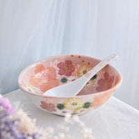 Seto Ware Flower Deep Plate