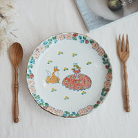 TATA Pottery Studio 田中大輝 & 田边桂- Porcelain Plate TP14