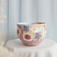 Seto Ware Flower Small Bowl