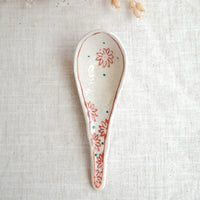 Seto Ware Flower Soup Spoon