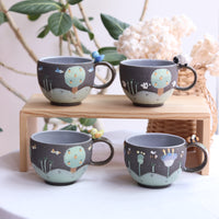 Akemi Nakamura 中村明美 Mug with Animal Deco Handle AN04