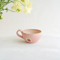 Fumiko Kondo 近藤布美子 - Pink Rabbit Soup Mug FK35