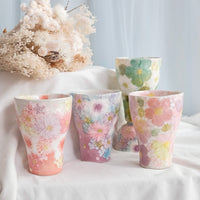 Seto Ware Flower Coke Cup