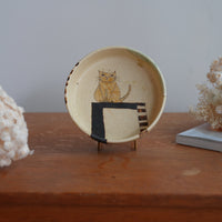 Shoko Hirano 平野照子 Cat Deep Plate SR07 #2