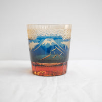 Harisho Yamada Glass - 山下白雨 Whiskey Crystal Glass- Blue