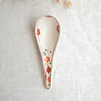Seto Ware Flower Soup Spoon