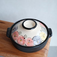 Donabe Banko Ware No.8 Flower Clay Pot
