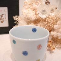 Arita ware Choko Cup - Snow Flake