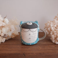 Fumiko Tsuchihashi 土橋文子 - Mug with Lid FT10 #7