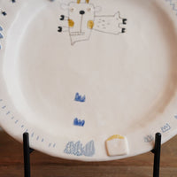 Aya Furusawa 古澤彩- Round Plate With Rim AF06-1
