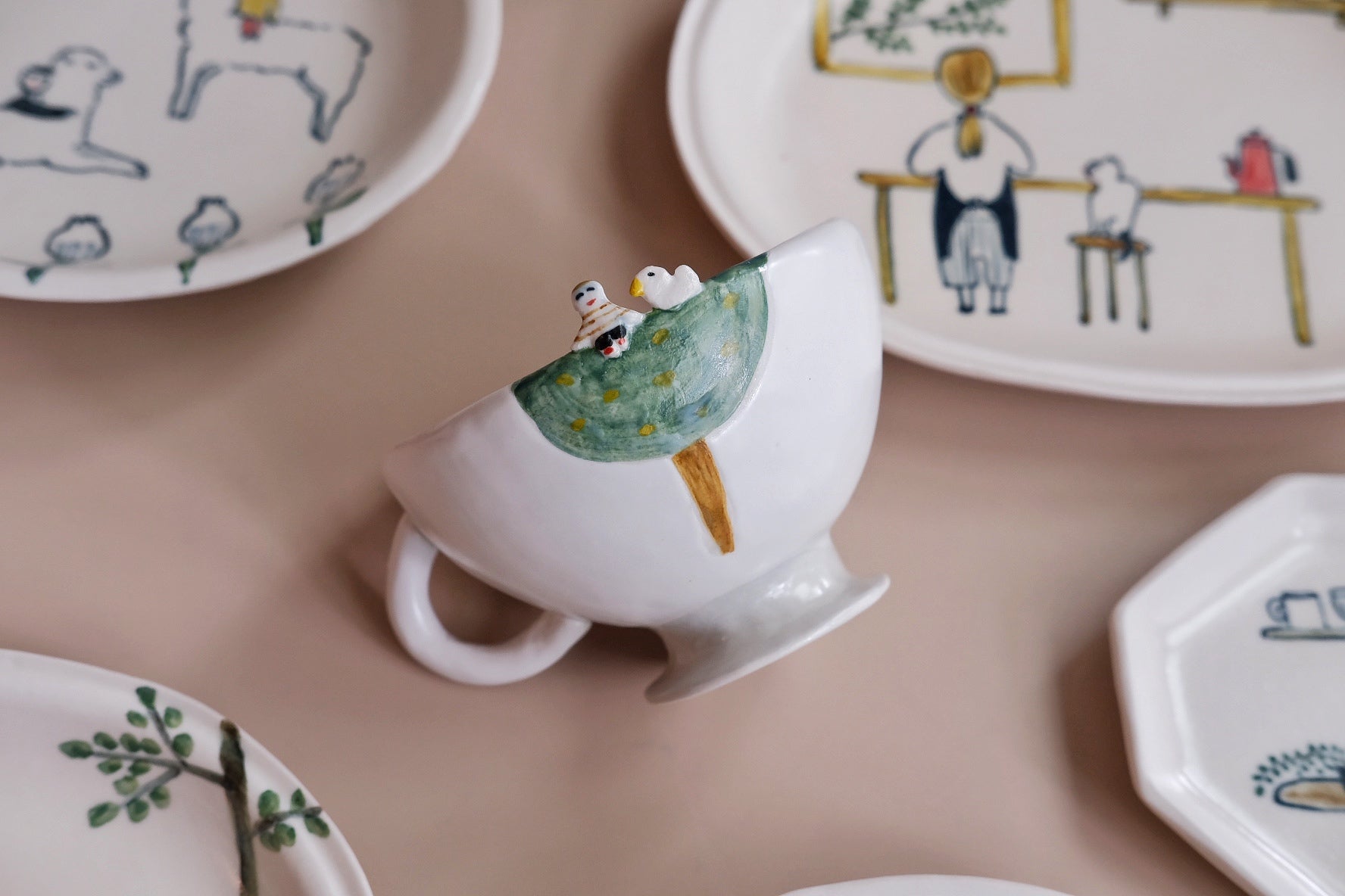 室井夏実 Natsumi Muroi Cup Tree – Handcrafted Japanese Pottery