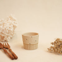 Chiho Yoshida 穗屋工房 Straight Cup -Line & Dots CY21