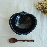 Hirokazu Furutani 古谷浩一 - Navy Apple Shaped 14cm Bowl HF09