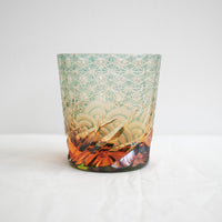 Harisho Yamada Glass - 漣-sazanami Whiskey Crystal Glass - Green