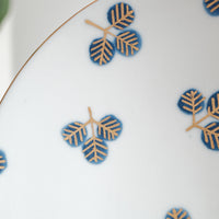 Natsumi Iino 飯野夏實 Gold Decor Small Plate -  Clover NI002d