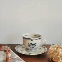 Shinko Nakanishi 中西申幸 Bird Mug and Saucer set SN03