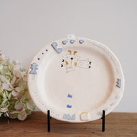 Aya Furusawa 古澤彩- Round Plate With Rim AF06-1