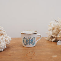 Tomoko Kubo コンガリ舍 White Butterfly Mug TK03